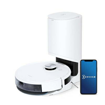 【中古】 【機能強化】ECOVACS(エコバックス）DEEBOT N10 PLUS ロボット掃除機 4300Pa強力吸引 高精度マッピング機能 水拭き対応 お掃除ロボット 静音設計 自動充電 落下防止 抗菌性能 Wi-Fi接続 Alexa対応 ECOVACS直営店限定 メーカー 36,868円
