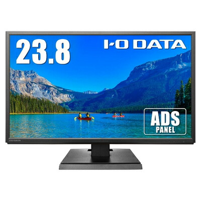 【中古】  アイ・オー・データ IODATA 管する 23.8in FHD 1080p ADSダイアログボックス 広可視性角 5ms (HDMI/アナログRGB/金棒引き付/VESA相応う/週末受け支える) EX-LDH241DB-B