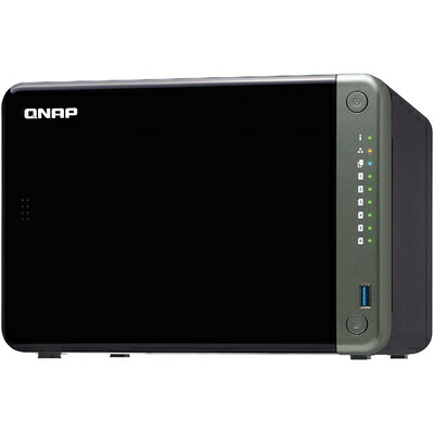 【中古】 QNAP(キューナップ) TS-653D 2つの2.5GbE相応う界面とNAS役立つことを取りひろげるできるPCIe拡張スロットを1つ積み上げる Intel Celeron クアッドコアプロセッサ召しかかえるのSMB向け6ベイNAS