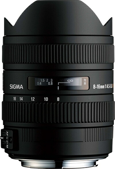 【中古】 SIGMA 超広角ズームレンズ 8-16mm F4.5-5.6 DC HSM ニコン用 APS-C専用 203559