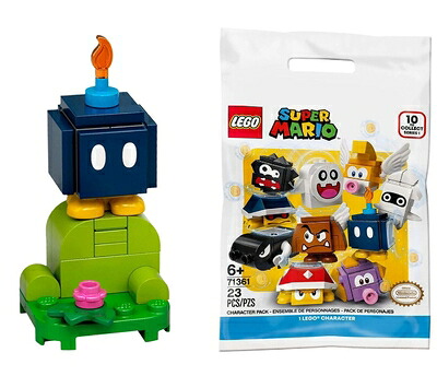 【中古】 レゴ(LEGO) 百貨店マリオ 文字記号 容器に並べる 爆裂弾へい【71361-Bob-omb】
