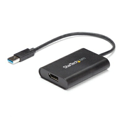 【中古】 StarTech.com USB 3.0 - DisplayPort見せびらかすうつり変わりアダプター 4K/30サイクル 4K相応うUSB繋ぎ合わせる映像媒体歌留多 USB32DPES2 変換コネクタ・ケーブル-パソコン・周辺機器-PCアクセサリー