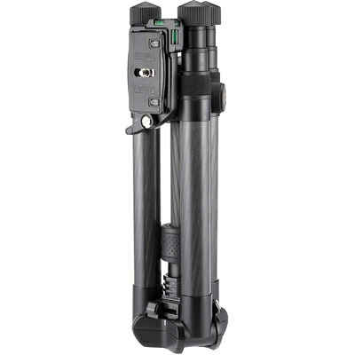 【中古】 Velbon トラベル三脚 ULTREK UTC-63 5段 ウルトラロック 脚径30mm 中型 自由雲台 (トルク調整対応) コマ止め方式 クイックシュー対応 カーボン脚 324245 ブラック｜ベアホームズ