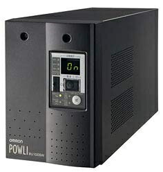 【中古】 オムロン(OMRON) ソーシアルソリューションズ BU100SW 無停電ワット数とり備える(常時インバータ給電)1000VA / 700W:縦置
