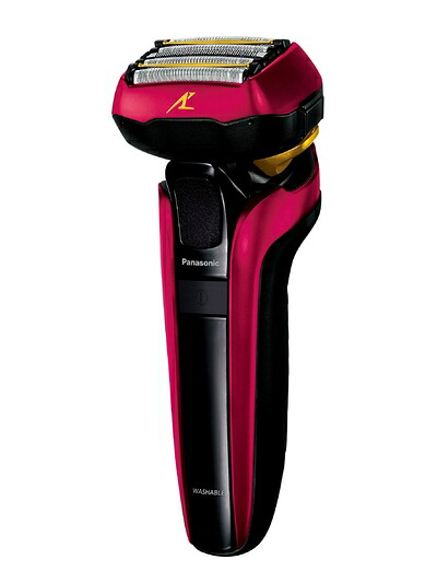 【中古】 パナソニック ラムダッシュ メンズシェーバー 5枚刃 赤 ES-LV5D-R