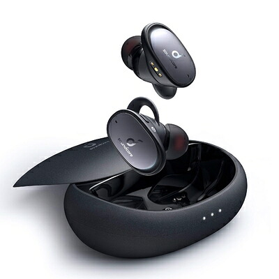 【中古】 Anker Soundcore Liberty 2 Pro(ワイヤレスイヤホン Bluetooth 5.0)【完全ワイヤレスイヤホン / IPX4防水規格 / 最大32時間音楽再生 / Qualcomm aptX / ワイヤレス充電対応/Siri対応/マイク内蔵】ブラック