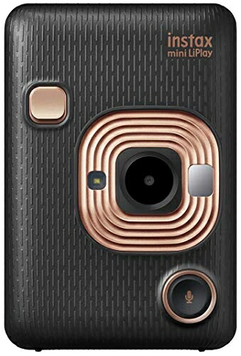 【中古】 富士フイルム(FUJIFILM) チェキ インスタントカメラ/スマホプリンター instax mini LiPlay エレガントブラック INS MINI HM1 ELEGANT BLACK｜ベアホームズ 15,307円