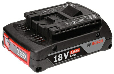 【中古】 Bosch Professional(ボッシュ) 18V2.0Ahリチウムイオンバッテリー A1820LIB