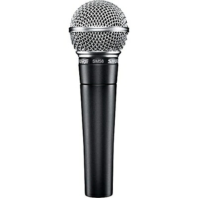 【中古】 SHURE シュア ダイナミックマイク SM58-LCE : ON/OFFスイッチなし 単一指向性 カーディオイド XLR 有線 ボーカル 歌 ライブ 収録 配信 録音 レコーディング 実況 ゲーム ゲーミング ポッドキャスト DTM 宅録 テレワーク マイクロホン マイクロフォン【国内