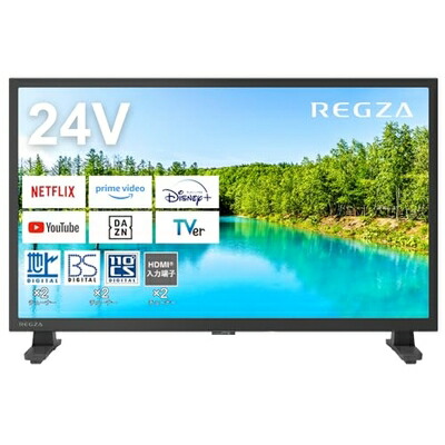 【中古】 REGZA 24インチ Airplay ネット動画対応 ハイビジョン V35Nシリーズ 液晶 24V35N 2024年モデル