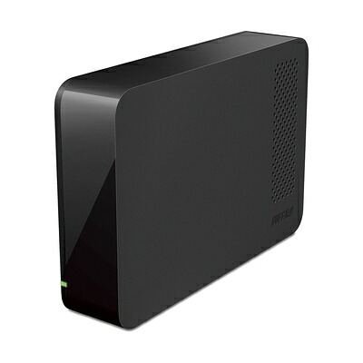 【中古】 BUFFALO USB3.0用 PC/家電対応 外付けHDD 2TB ブラック HD-LC2.0U3-BKE|ベアホームズ