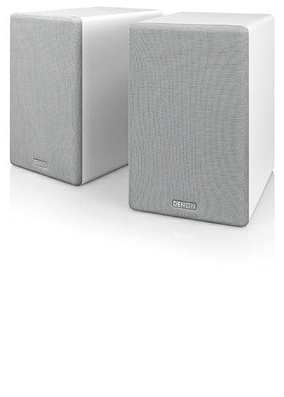 【中古】 デノン Denon SC-N10 ブックシェルフスピーカー 2ウェイシステム ホワイト SC-N10-WTEM