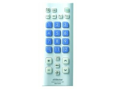 【中古】 JVCケンウッド ビクター テレビ用リモートコントローラー ホワイト RM-A205-W|ベアホームズ