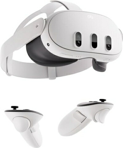 【中古】 Meta Quest 3 128GB | 画期的なMR(複合現実) | PC VR/MR ゴーグル