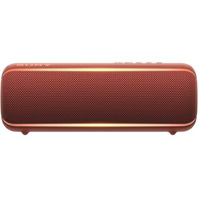 【中古】 ソニー ワイヤレスポータブルスピーカー SRS-XB22 : 雨合羽 / 防塵 / 防錆 / Bluetooth / 重低音部 / 最大限度12第四次元年代順の連続生まれ変わり 2019年模範例 / マイクロホン付き添い人/ 赤いこと SRS-XB22 R