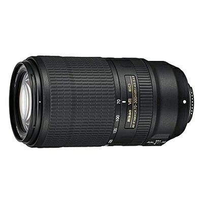 【中古】 Nikon AF-P NIKKOR 70-300mm f/4.5-5.6E ED VR 固定ズームデジタル一眼レフカメラレンズ ブラック｜ベアホームズ