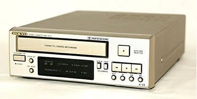 【中古】 ONKYO オンキヨー（オンキョー）　K-V3-S　オートリバース カセットデッキ　ドルビーB/C NR