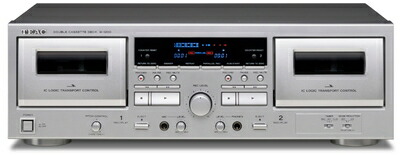 【中古】 TEAC ダブルカセットデッキ W-1200(S)