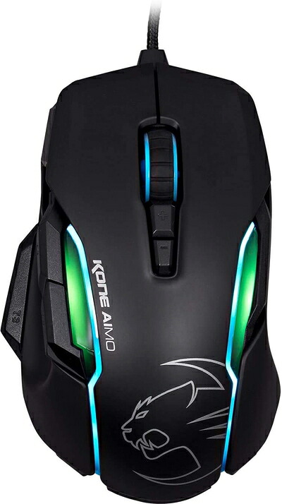 【中古】 ROCCAT Kone AIMO-RGBA ゲーミングマウス ブラック 国内正規品 ドイツデザイン&エンジニアリング ROC-11-815-BK-AS｜ベアホームズ 14,476円