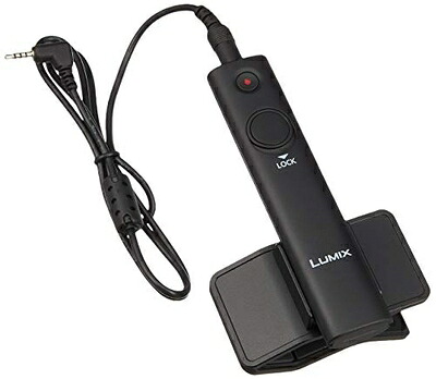 【中古】 【メーカー純正品】Panasonic パナソニック シャッターリモコン ルミックス ブラック 外径寸法:約幅25mm×高さ119.8mm×奥行き14.2mm DMW-RS2