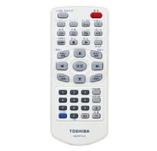 【中古】 東芝　(純正)ポータブルDVDプレーヤー用リモコン　MEDR73JX