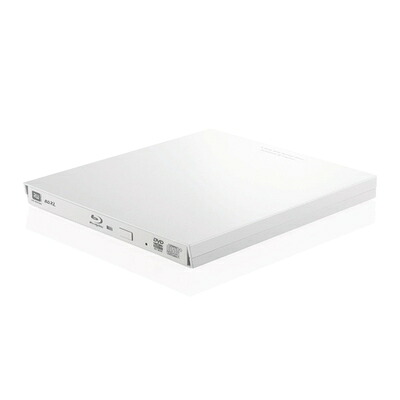 【中古】 ロジテック ブルーレイドライブ 外付け Blu-ray UHDBD USB3.0対応 再生 編集 書込ソフト付 ホワイト LBD-PVA6U3VWH|ベアホームズ