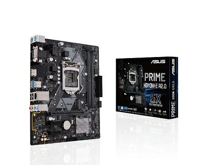 【中古】 ASUS INTEL H310 搭載 LGA1151 対応 マザーボード PRIME H310M-E R2.0 【 Micro ATX 】