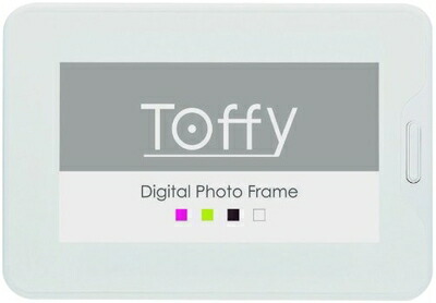 【中古】 Toffy 7インチ液晶 インテリア デジタルフォトフレーム シュガーホワイト DP02-70-SWH