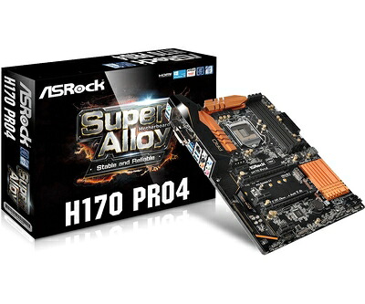 【中古】 ASRock Intel H170チップセット搭載 ATXマザーボード H170 Pro4｜ベアホームズ