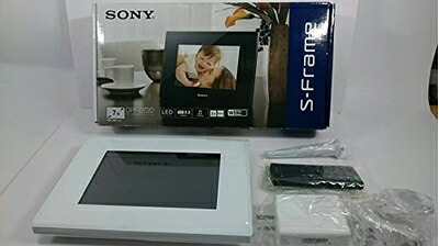 【中古】 ソニー SONY デジタルフォトフレーム S-Frame D720 7.0型 内蔵メモリー2GB ホワイト DPF-D720/W