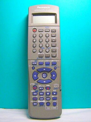 【中古】 パナソニック ビデオ・DVDリモコン EUR7901LA0