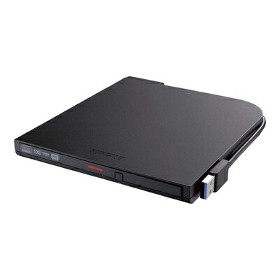 【中古】 BUFFALO USB3.1(Gen1)携帯型ヴィデオディスク 生まれ変わり・書きとどめるホンブルグ帽加えること DVSM-PTS8U3-BKA