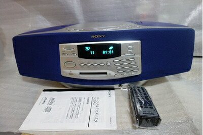 【中古】 SONY　ソニー　ZS-M35　ブルー　パーソナルMDシステム(CD/MDシステム)(ラジカセ形状)