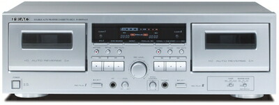 【中古】 TEAC ダブルオートリバースカセットデッキ シルバー W-890RMK2-S