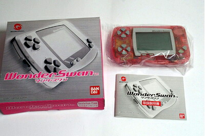 【中古】 WonderSwan ワンダースワン　スケルトンピンク