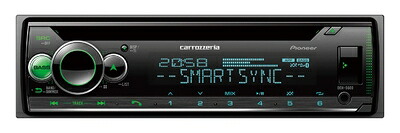 【中古】 Pioneer パイオニア オーディオ DEH-5600 1D CD Bluetooth USB iPod iPhone AUX DSP カロッツェリア|ベアホームズ