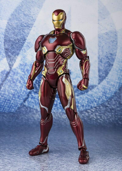 【中古】 S.H.フィギュアーツ アベンジャーズ アイアンマン マーク50 ナノウェポンセット2(アベンジャーズ/エンドゲーム) 約155mm PVC&ABS&ダイキャスト製 塗装済み可動フィギュア