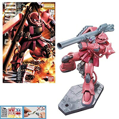 【中古】 MG 機動戦士ガンダム MS-06S シャア専用ザクVer.2.0 1/100スケール 色分け済みプラモデル|ベアホームズ