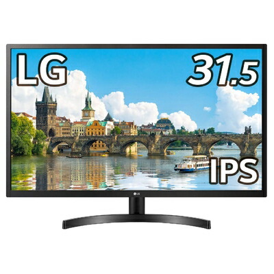 【中古】 LG モニター ディスプレイ 32MN50W-B 31.5インチ/フルHD/IPS/HDMI、D-Sub/FreeSync/フリッカーセーフ、ブルーライト低減機能