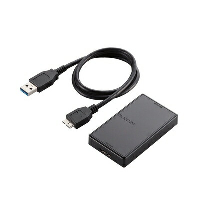 【中古】 ELECOM USB-HDMIディスプレィアダプタ 4K対応 LDE-HDMI4KU3