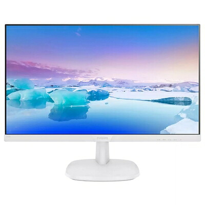 【中古】 Philips(フィリップス) 23.8型ワイド液晶ディスプレイ ホワイト 5年間フル 243V7QDAW/11｜ベアホームズ