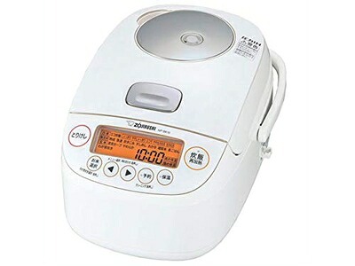 【中古】 象印 圧力IH炊飯ジャー（5.5合炊き） ホワイト ZOJIRUSHI 極め炊き NP-BK10-WA｜ベアホームズ
