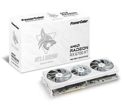 【中古】 POWERCOLOR AMD Radeon RX6700XT積み上げる グラフィックゲーム盤 GDDR6 12GB 【品】 AXRX 6700XT 12GBD6-3DHLV2