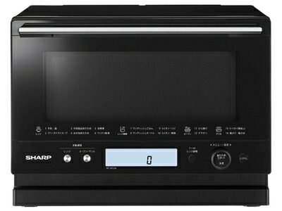 【中古】 シャープ SHARP 過熱水蒸気オーブンレンジ 23L 1段調理 ブラック系 RE-WF234(B)