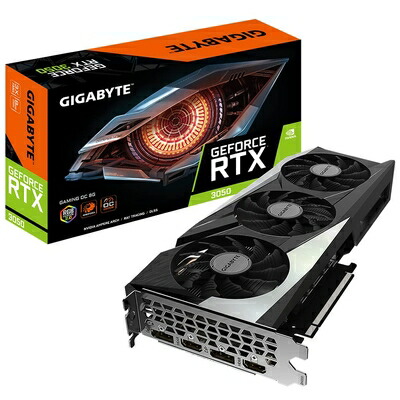 【中古】 GIGABYTE NVIDIA GeForce RTX3050積み上げる グラフィックゲーム盤 GDDR6 8GB GV-N3050GAMING OC-8GD