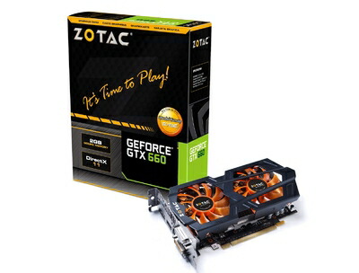 【中古】 ZOTAC NVIDIA GeForce GTX 660 2GB 搭載ビデオカード 日本品 VD4780 ZTGTX660-2GD5R0/ZT-60901-10M｜ベアホームズ