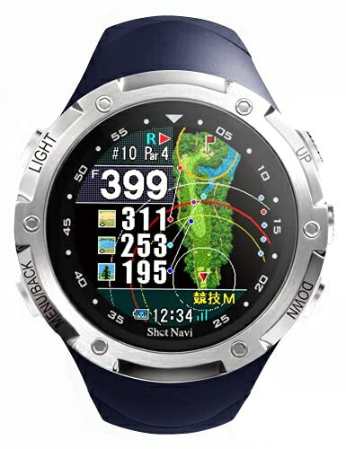 【中古】 Shot Navi W1 Evolve(ショットナビ) 米国海軍×しろがね色 GPSゴルフナビ ゴルフ不一致計 引きくらべる受け入れる差しゆるす 高低差 フェアウェイナビ グリーンビュー 外国で教科課程相応う