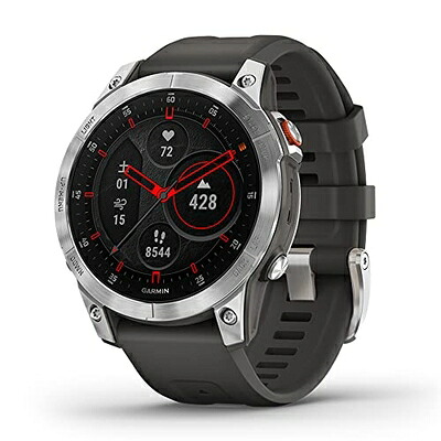 【中古】 GARMIN(ガーミン) epix Steel/Graphite AMOLEDディスプレイ搭載 マルチスポーツGPSウォッチ Android/iOS対応 【日本正規品】 小｜ベアホームズ