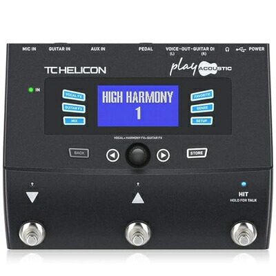 【中古】 TC HELICON エレアコ・ギター用エフェクト付きボーカルエフェクター PLAY ACOUSTIC