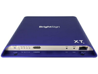 【中古】 BrightSign 標準尺度I/O電気蓄音機 4K ドルビービジョン 固定ディスク電気蓄音機 (XT244)